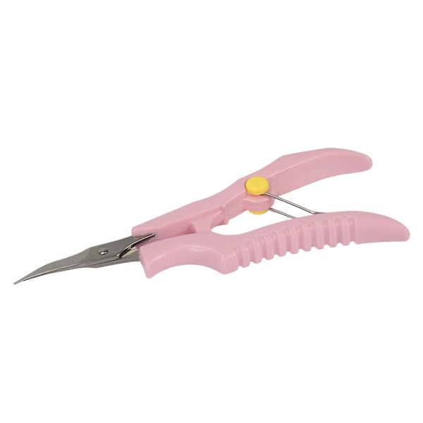 Øjenbrynssaks Professionelt Øjenbryns Trimmer Værktøj Rustfrit Stål Øjenbrynstrimmer Pink