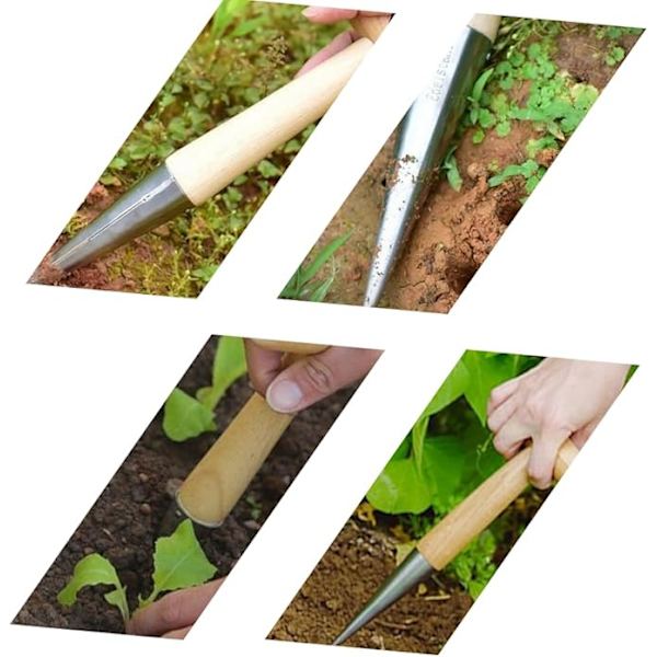 Set med 2 blomlådor för lökar, manuell transplantator, grönsaksplanterare, grönsaksplantor