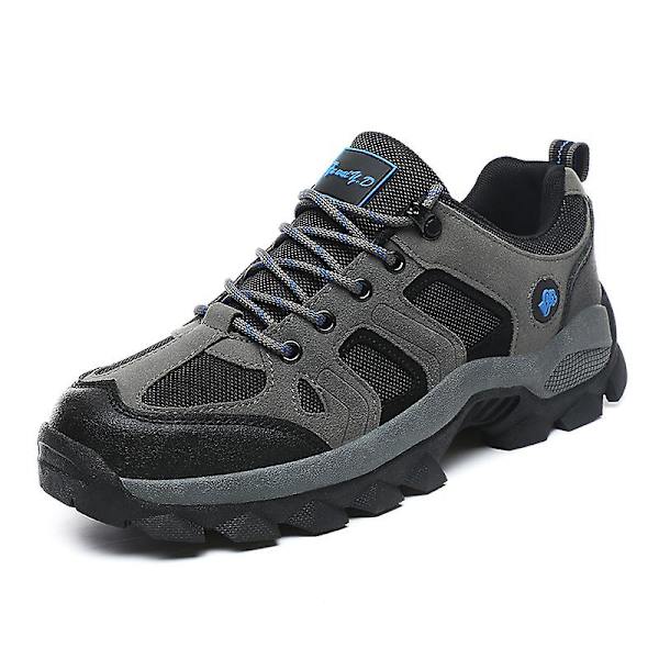 Herrsneakers Lågtopps Vandringsskor För Utomhusspårning Vandring Promenader 102 Gray EU 47