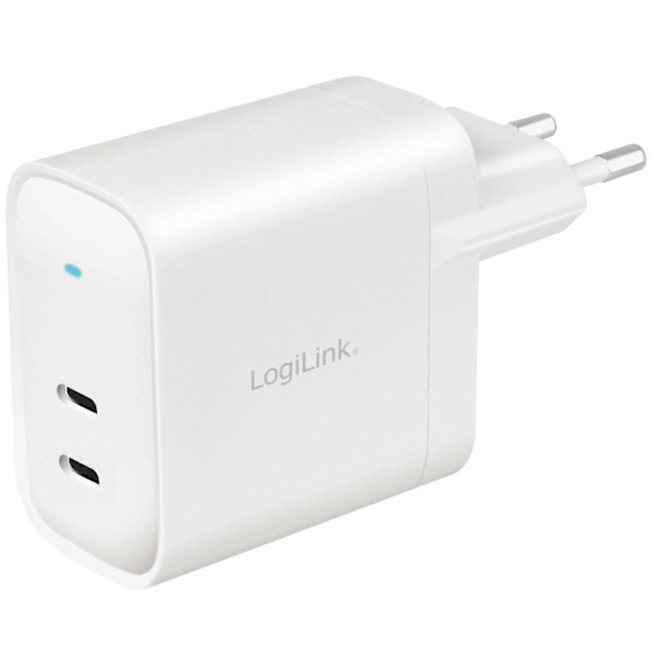 USB-oplader 2 x USB-C PD 40W GaN