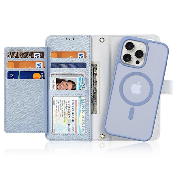 For iPhone 15 Pro Max Telefondeksel Light Blue