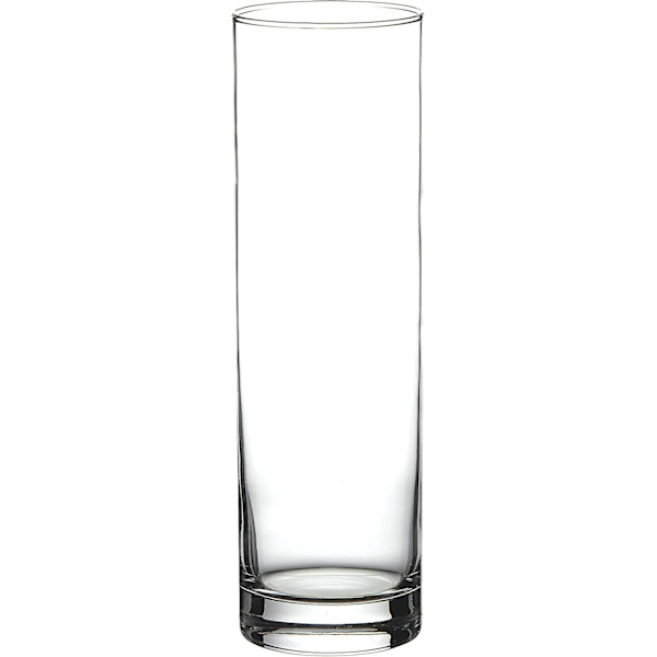Flora Lige Cylindrisk Vase 26 cm, Glas, Transparent, 26 cm