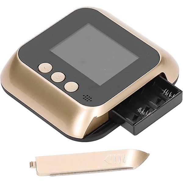 Digital dörröga med 2,4-tums TFT LCD, intelligent dörröga rörelsedetektering infraröd nattvision 135 visning dörrklocka intercom