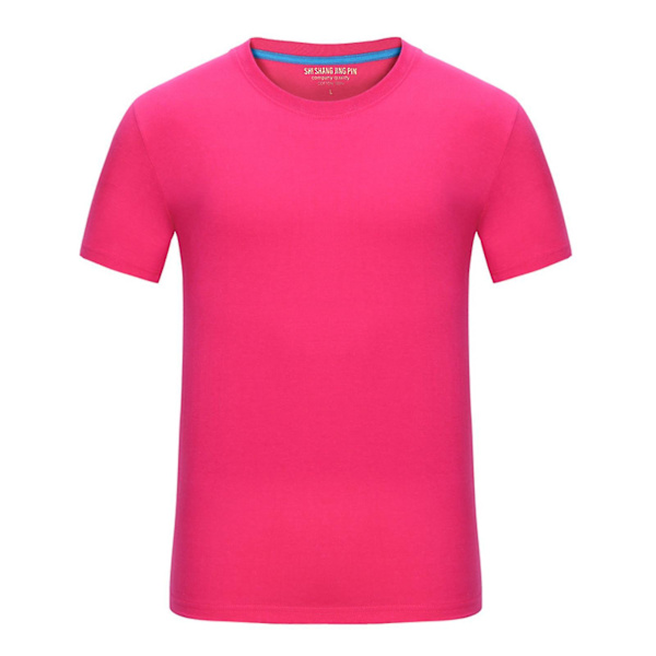 Ylisuuri pariskunta lyhythihainen T-paita, löysä ja hengittävä toppi tytölle, naiselle, äidille, rakastajalle XXXL Rose Red Male