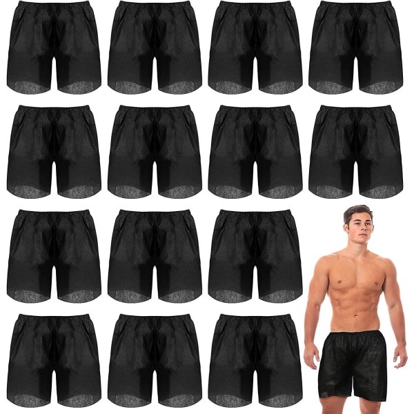 Althee Herre Engangs Boxershorts Sorte Boxershorts Engangsundertøj Til Rejser S-2xl L