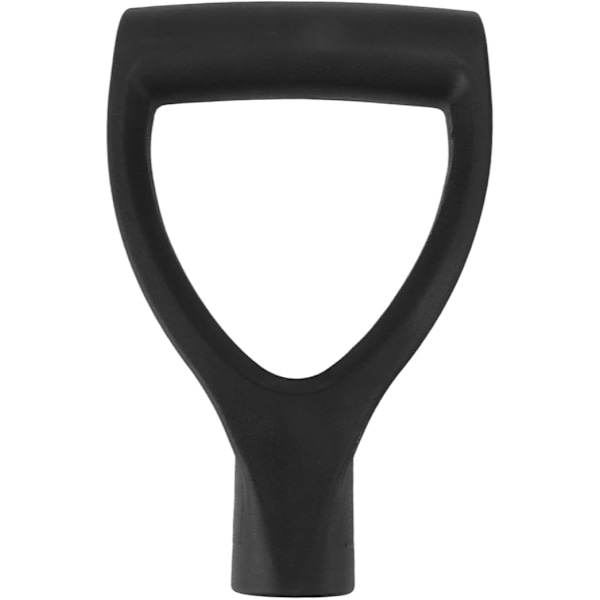 D-spadehandtak indre diameter på 3,2 cm/1,26\" erstatningsspadehandtak i plast for graving og oppriving (svart)