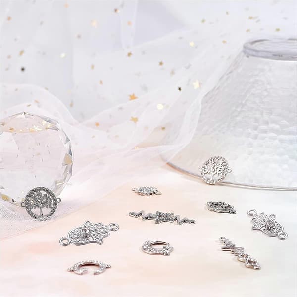 32 kpl Rhinestone -liitosliittimet Korut Linkit Korut