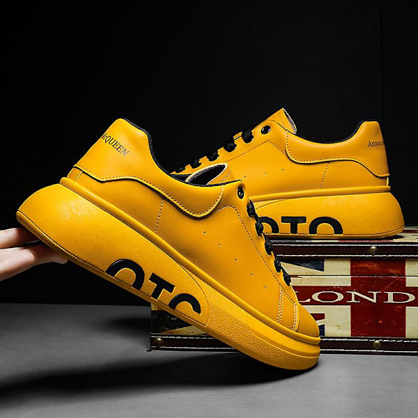 Herresko Mode Sportssko Skridsikre Casual Sko Fr9000 Yellow EU 41