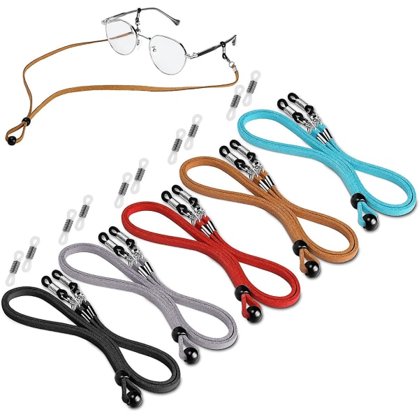 Linje för glasögonhållare, justerbara glasögonhållare, halkskydd för glasögonkedjor, band för hållare för sportsolglasögon för män och kvinnor