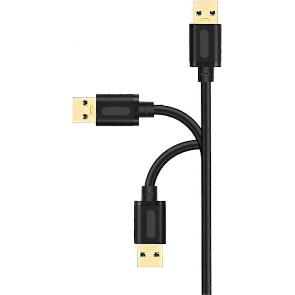 Højkvalitets splinternyt USB 3.0 A til A han-kabel 0,3 m, USB til USB-kabel USB-han
