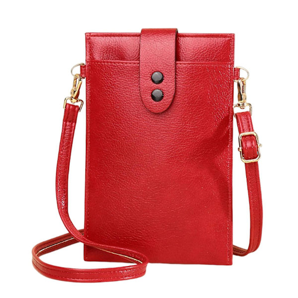 Japansk Litterær Retro Skulderveske Enkel Casual Vertikal Mini Liten Pakke Koreansk Red
