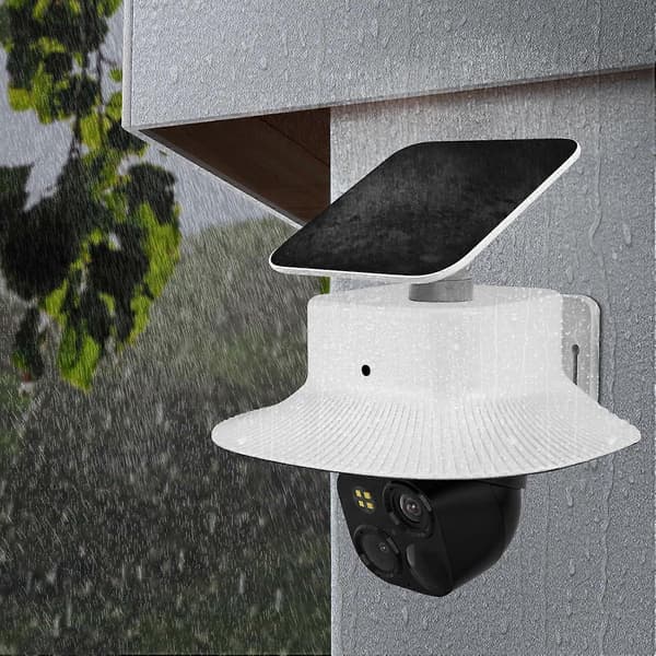 Udendørs kamera regnslag til eufy Security SoloCam S340, udendørs kamera solbeskyttelse kamera tilbehør