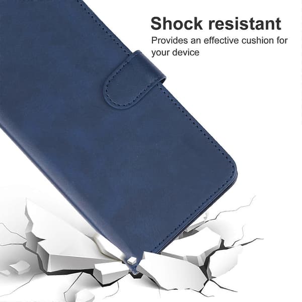 Nahkakotelo TCL 501 -puhelimelle Blue