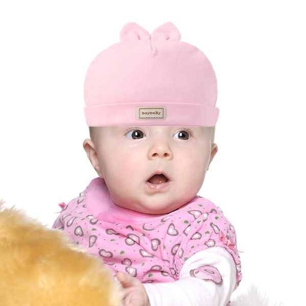 3-delad set med babyhattar för spädbarn i åldern 0-3 månader, nyfödda babyhattar för pojkar och flickor style2
