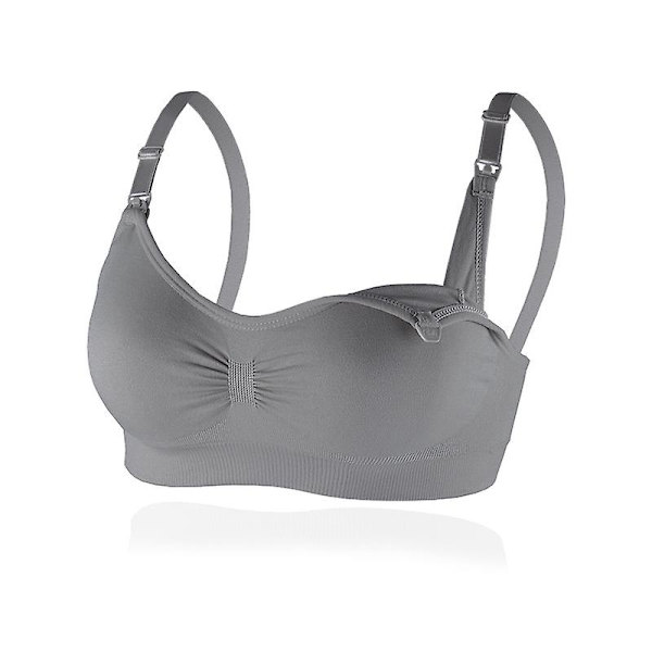 Amme BH'er Graviditets BH Sømløs Graviditets BH Grey XL
