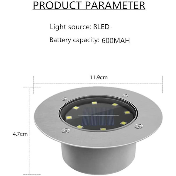 Led Upotettava Kohdevalo Himmennettävä Mini Upotettavat Aurinkospotit Erittäin Litteä Led Kohdevalo Lämmin Aurinkolamppu