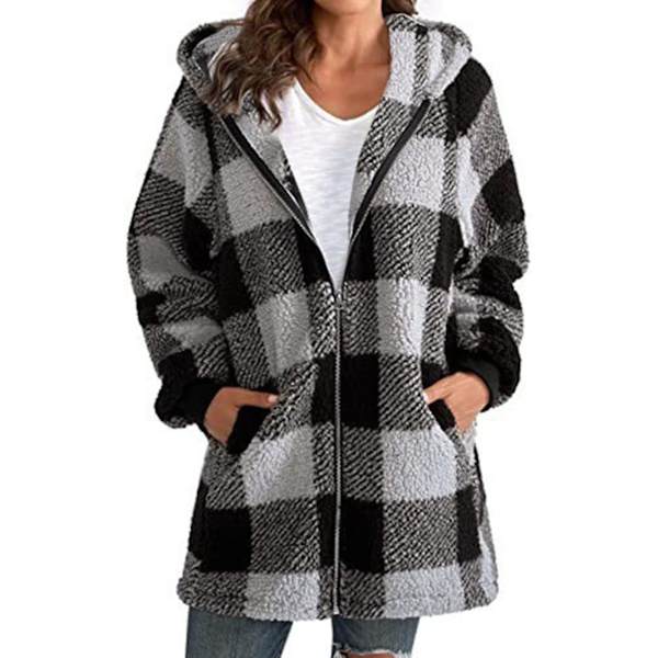 Dame Langærmet Overfrakke Behagelig Og Charmerende Top Til Kvinder Formelle Daglige Fest Ball 4XL Gray
