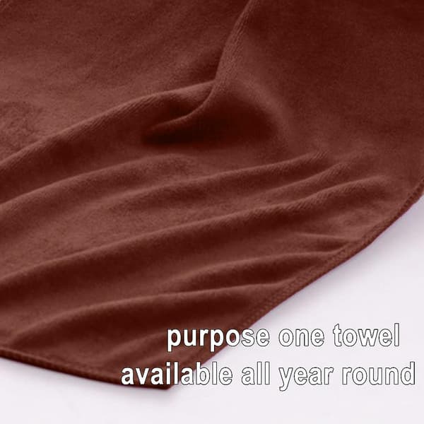 4-pak Badehåndklæder - Ekstra absorberende - mikrofiber - 70*140cm (neutrale) Combination 3