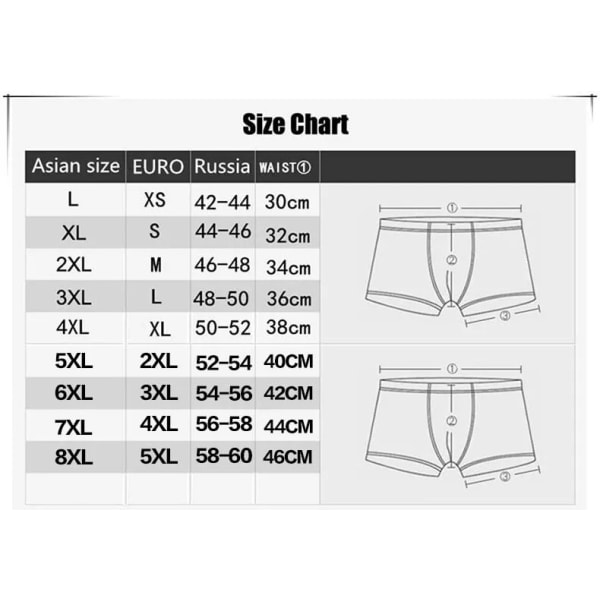 4 stk. Nye Boxhero Bambus Fiber Boxershorts - For Komfort Hele Dagen Boxhero Herre Undertøj XL