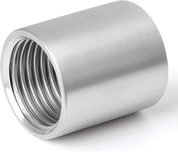 1/2\" Rostfritt Stål Honraka Raka Koppling, 5st dn15