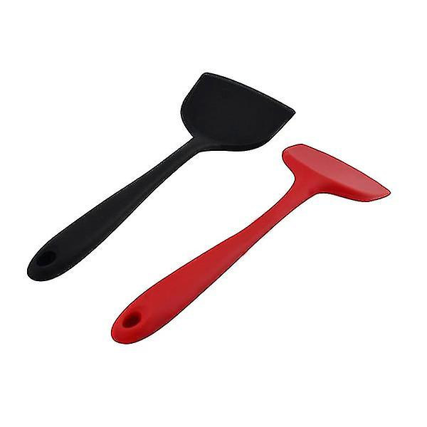 1 stk. silikon slikkepott varmebestandig langhåndtak non-stick stekespade kjøkkenredskap