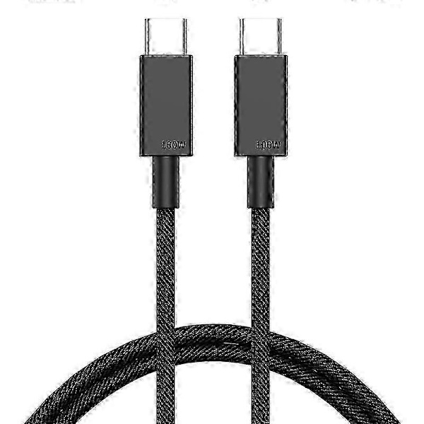100W USB-C til USB-C Hurtigladekabel 0,5m PD Strømforsyning Data Synkronisering Utgave 0724