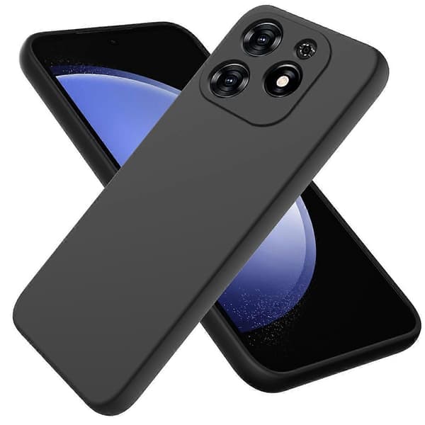 Solid Färg Flytande Silikon Fallsäker Full Täckning Skyddsfodral For Tecno Spark 20C/Go 2024