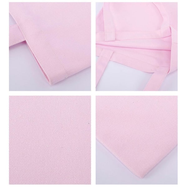 Solide Crossbody Tote Tasker Håndfri Skuldertasker Til Skole Strand Arbejde Shopping Light Pink