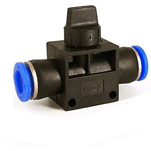 Afspærringsventil til pneumatik - Hurtigkobling til luft, vand, vakuum (12 mm, 1 stk)
