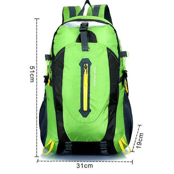 Ny utomhusryggsäck camping vandringsryggsäck-resesport ryggsäck green style2