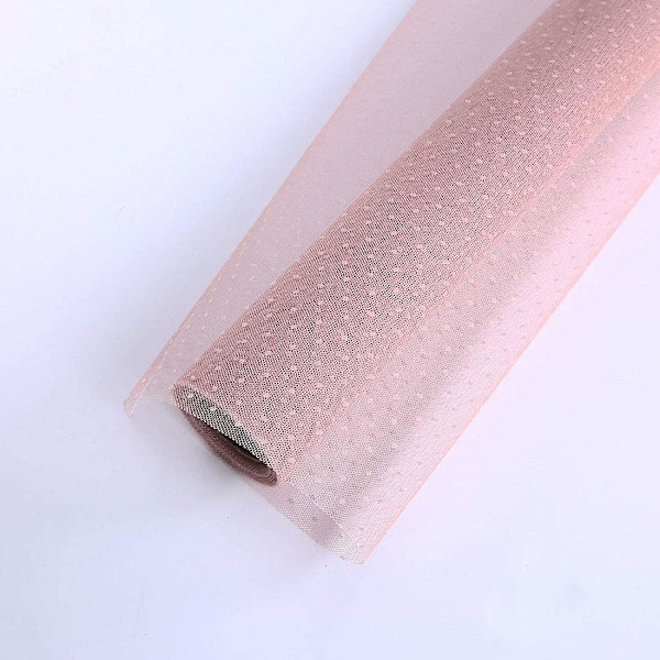 Koreansk blomsterförpackningsnätpapper Diy prickig blombukett presentförpackningsmaterial hantverksnätpapper floristtillbehör semesterbröllop födelsedag Tion 50cm
