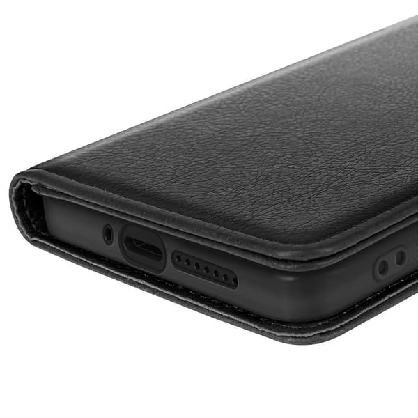 Etui til Xiaomi 15 Clapet Wallet og Videoholder, Sort