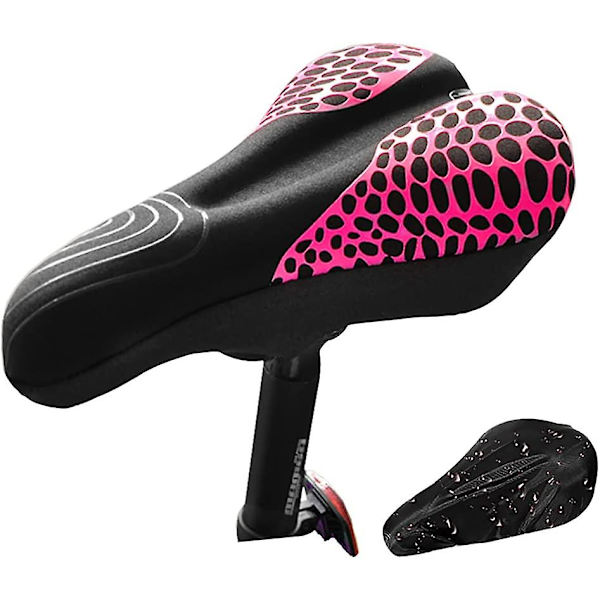 Silikoncykelsadelskydd (1828 cm) - Extra Gel Pad - Cykelsadelskudde, Cykelsadelsskydd med Vattentätt Dammskydd