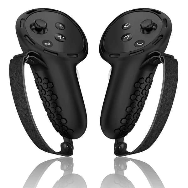 Designade Handtagstillbehör för Quest 3, Silikonhandtag VR Touch-handtagsskydd