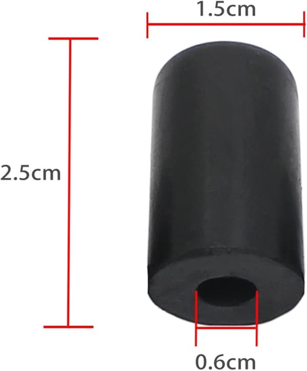 Gummispiss for cello, holdbart bærbart cellobeskyttelse, 5 deler for cello musikkinstrument