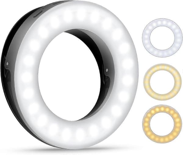 Selfie Lys Mobiltelefon Ringlys 40 LED Ringlys med