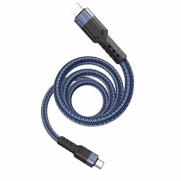 Hoco U110 20w Usb-c / Type-c Til 8 Pin Pd Opladnings Datakabellængde 1.2m (blå)
