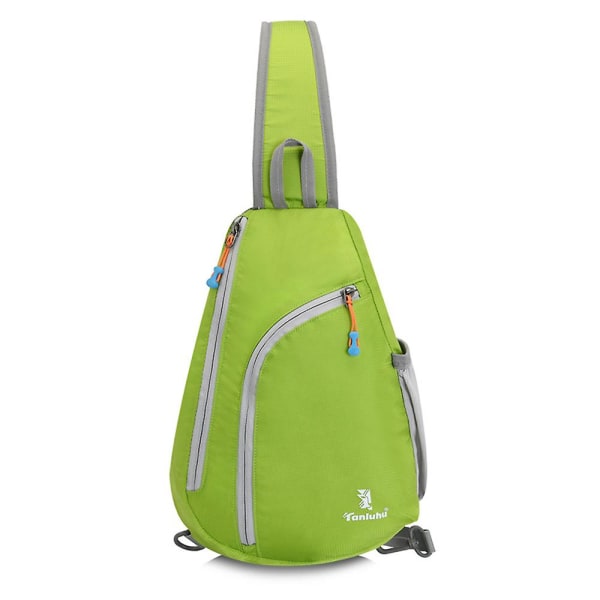 Cross Body Sling Bag, liten vattentät och lätt axelväska Lämplig för vandringsresor för män och kvinnor green