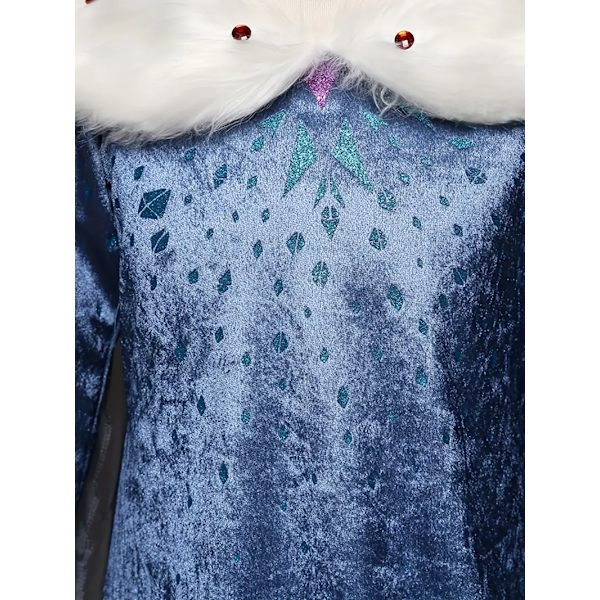 Flickor Barn Halloween Snöflinga Prinsessa Kostym Flickors Maskeraddräkt, Barnkläder 110cm
