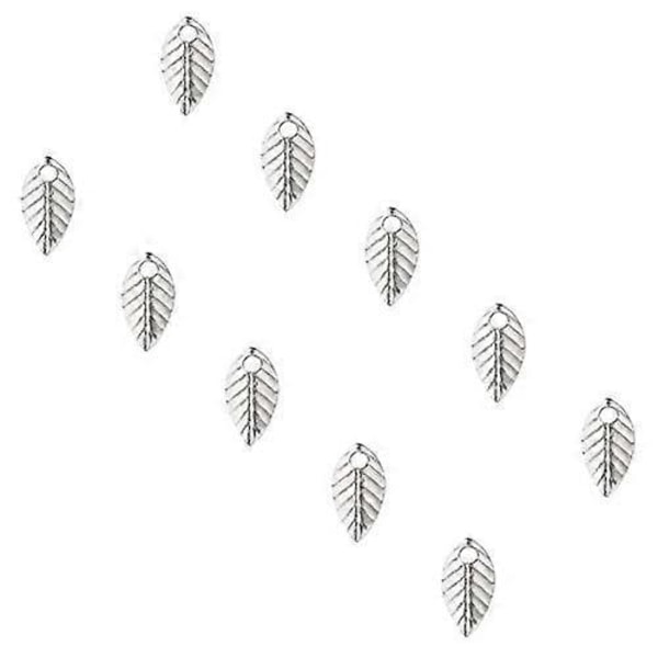 500 kpl 7 mm Lehtikuvioiset Korut 316 Ruostumattomasta Teräksestä Riipukset Metalliset Lehtikorut 1 mm Pienireikäiset Riipukset DIY-kaulakoruihin Korujen Valmistus Tarvike