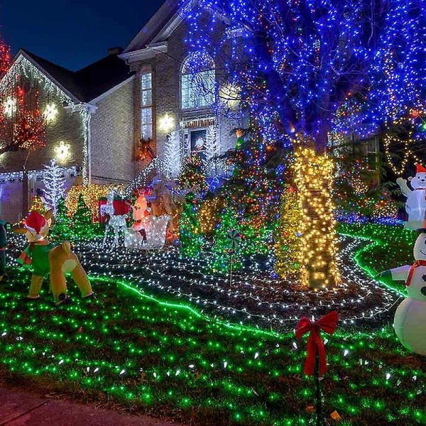 Juleminilykter, 50 LED-lys med UL-sertifisering Green