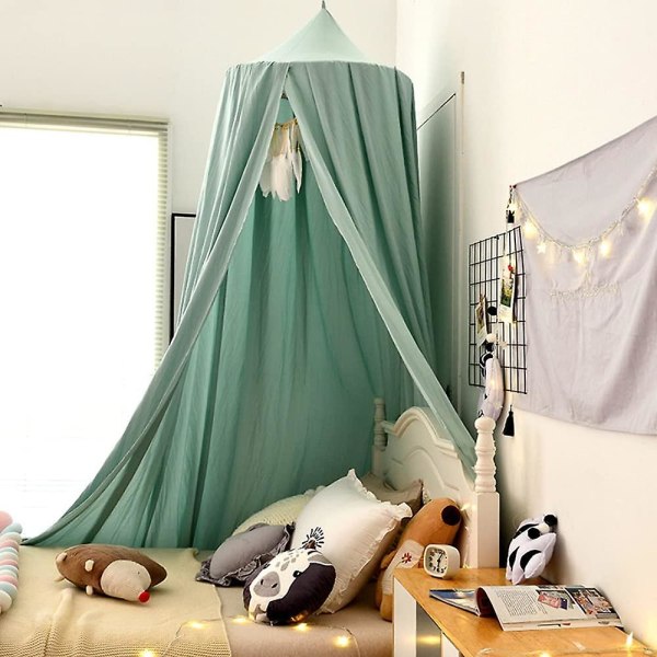 Sängkapell - Hängande myggnät för barnrum och sovrum - Grön65cm