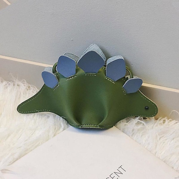 Flickor Mini Myntväska Dinosauriedesign Pu Crossbody Väska Barnpresenter Green