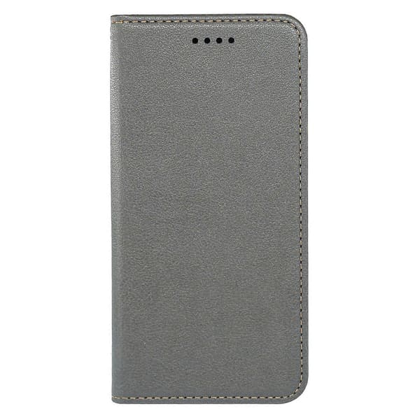 Plånboksfodral för iPhone 16 med RFID-skydd, läderfodral med stark magnetisk stängning Grey