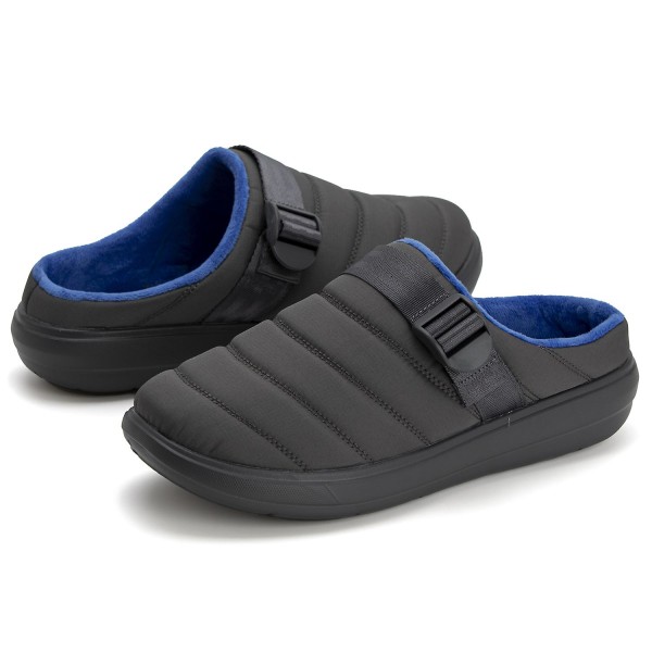 Miesten Puuvillaiset Tossut Lämpimät Talvi Liukumattomat Kengät Hk999 GrayBlue EU 39