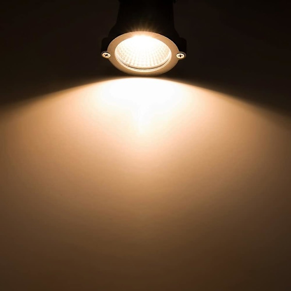 4 COB LED säädettävän kohdevalon sarja 5W 220V maapiikillä (lämmin valkoinen)