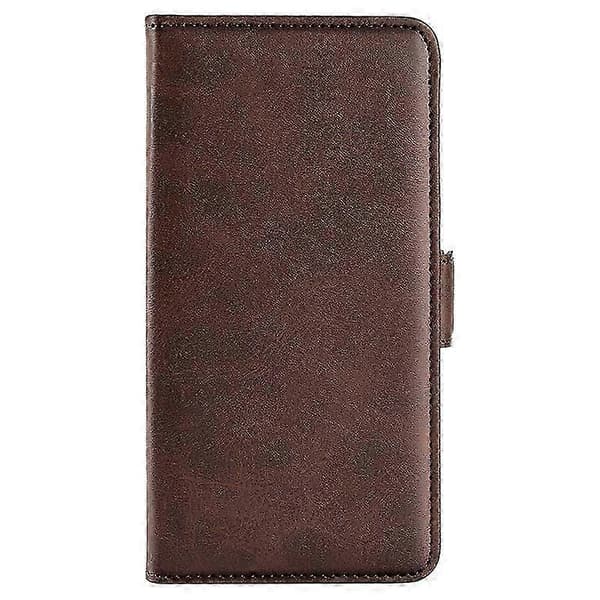 Plånboksfodral för Hmd Pulse/ Pulse+/ Pulse Pro Kalvtextur Läderställ Telefonskydd Brown