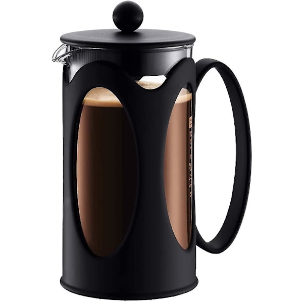 Kaffetillverkare, Borosilikatglas - 3 koppar (0,35 L), Svart