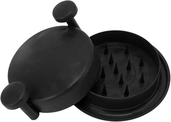Multipurpose Kylling Shredder, Strimmel Maskine Kødkværn med Skridsikker Base Riveværktøj til Grøntsager Pulled Pork Beef Chicken(#1) sort