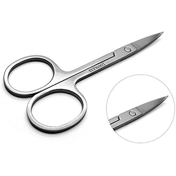 Yanshg Rostfria saxar Ögonbryn Skönhet Små saxar Ögonbrynssaxar X5 Pcs